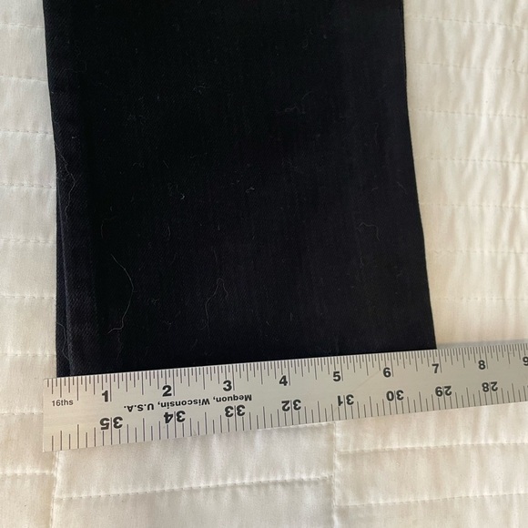 CITIZENS OF HUMANITY Black ELSON Mid Rise STRAIGHT LEG Jeans Womens Sz 27 COH - Picture 16 of 16